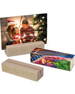 Bildhalter aus Holz - inkl. Werbedruck