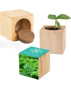 Pflanz-Holz Maxi - Samen nach Wahl - inkl. Werbedruck
