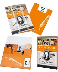 Rezeptbuch/-Set Auf Goethes Spuren - inkl. Werbedruck