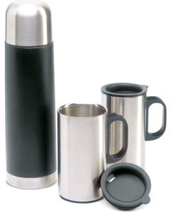 Isolierkanne mit Bechern