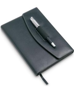 Portfolio mit Kugelschreiber