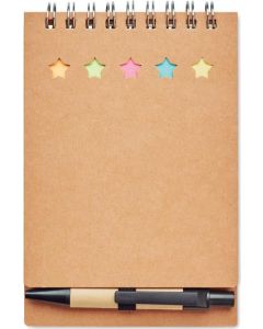 Notizbuch mit Klebezetteln