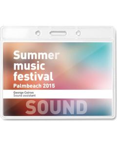 Transparente Kartenhülle