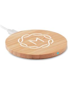 Induktives Ladegerät Bambus