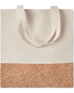 Einkaufstasche mit Korkbesatz