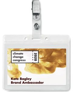 Transparente Kartenhülle