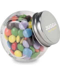 Schokolinsen im Glasspender