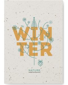 DIN A5 Notizbuch Samenpapier