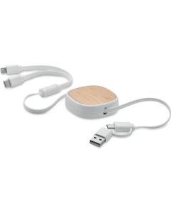 Einziehbares USB-Ladekabel