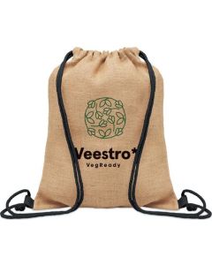 Jute Beutel mit Kordelzug