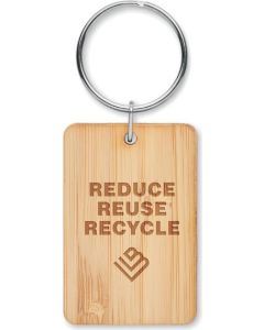 Schlüsselring Bambus, rund