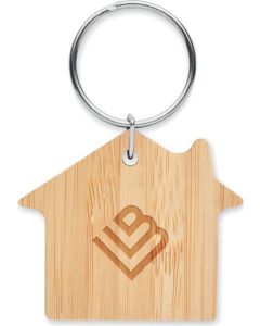 Schlüsselring Bambus, rund