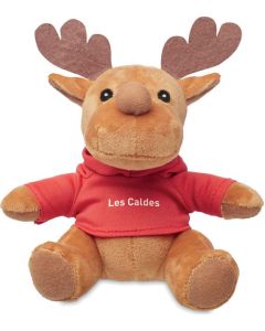 Plüsch-Rentier mit Hoody Rudolph