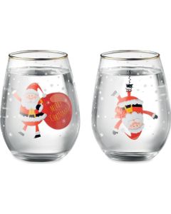 Set mit 2 Gläsern Noel