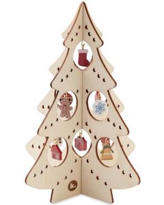 Weihnachtsdeko aus Sperrholz Silueta