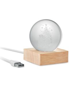 LED-Weihnachtskugel Santa Light