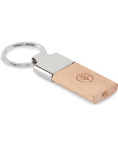Schlüsselring Gummibaumholz Llaving