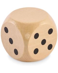 Spielwürfel Dado Schima-Holz Ø 5cm