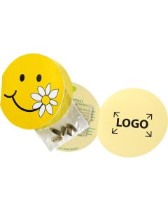 Klappkärtchen Smile - Samen nach Wahl - inkl. 1-4 c Logo-Digitaldruck