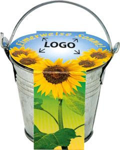 Zinkeimerchen - Samen nach Wahl - inkl. 4c Logo-Digitaldruck