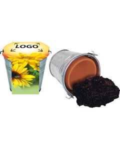 Maxi Eimer - Samen nach Wahl - inkl. 1-4 c Logo-Digitaldruck