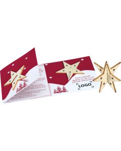 Sternen-Karte Der Stern des Vertrauens - inkl. 1-4 c Logo-Digitaldruck