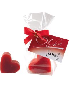 Herz-Seife - inkl. 1-4 c Logo-Digitaldruck