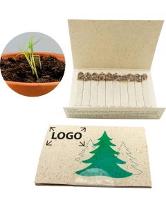 Samen-Booklet Fichte, Fichte - inkl. 1-4 c Logo-Digitaldruck