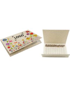 Samen-Booklet Sommerfreuden, bunte Blumenmischung - inkl. 1-4 c Logo-Digitaldruck