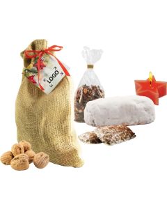 Süßes Weihnachts-Säckchen - inkl. 1-4 c Logo-Digitaldruck