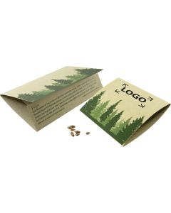 Graspapier-Kärtchen - Samen nach Wahl - inkl. 1-4 c Logo-Digitaldruck