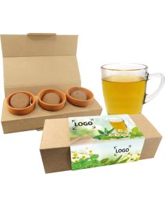 Tee-Garten - Kamille, Melisse, Salbei - inkl. 1-4 c Logo-Digitaldruck