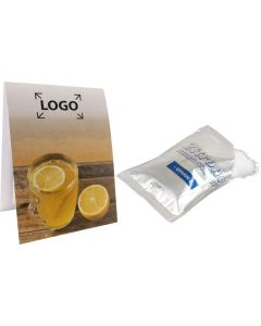 Klappkärtchen Heiße Zitrone - inkl. 1-4 c Logo-Digitaldruck