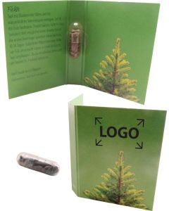 Samenkapsel Weihnachtsbaum - inkl. Digitaldruck