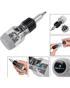 Bit-Schraubendreher mit Ratsche Compact Driver 7 HC