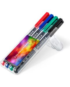 Staedtler Lumocolor permanent S, Box mit 4 Stiften