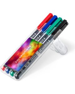 Staedtler Lumocolor permanent M, Box mit 4 Stiften