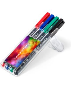 Staedtler Lumocolor permanent F, Box mit 4 Stiften