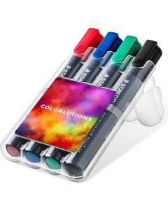 Staedtler Lumocolor permanent marker, Box mit 4 Markern