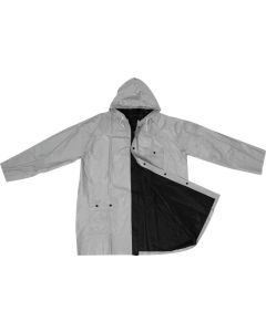 Zweifarbige Wende Regenjacke aus PVC