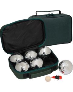 Boules Spiel mit 6 Metallkugeln