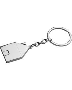 Metall Schlüsselanhänger in Hausform
