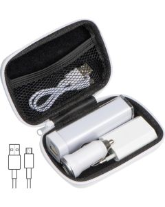 Travel Set Powerbank, EU-Stecker und USB Ladegerät