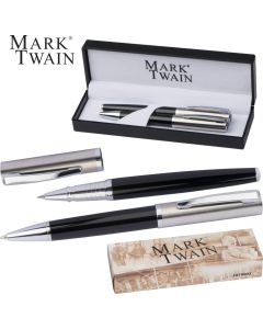 Mark Twain Schreibset Kugelschreiber und Rollerball