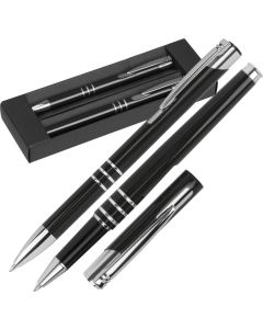 Schreibset bestehend aus einem Kugelschreiber und einem Rollerball