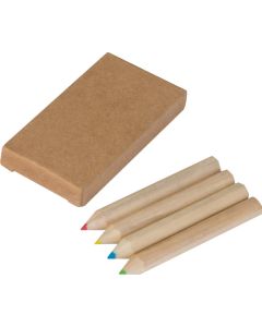 Set bestehend aus 4 Holzbuntstiften