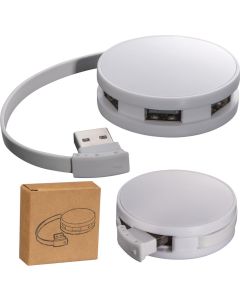 USB Hub aus Kunststoff mit 4 Anschlüssen