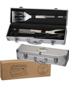 Grillkoffer aus Metall