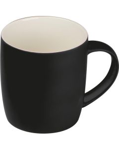 Tasse aus Porzellan, außen gummiert, 300 ml