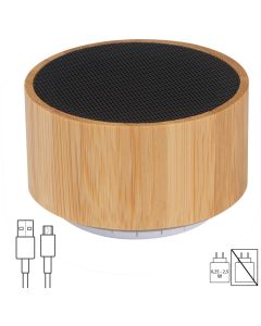 Bluetooth Lautsprecher mit Bambusummantelung